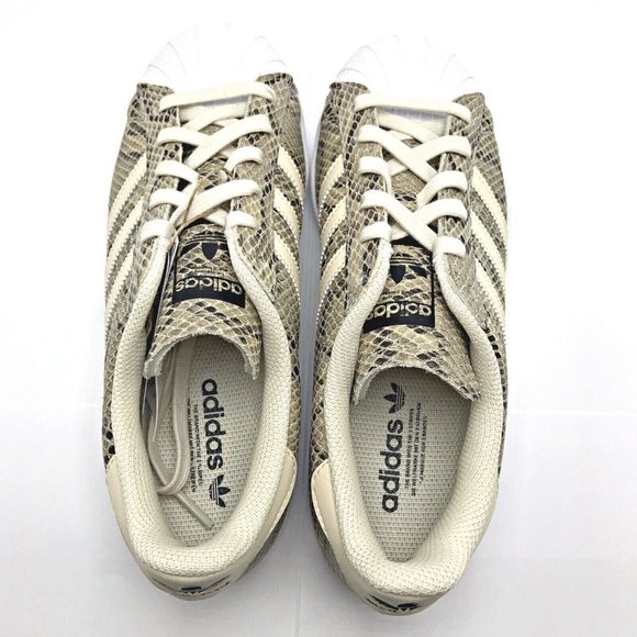 Adidas Originals Superstar Snakeskin Wonder White Women's Shoes GW2192 - Picture 3 of 15